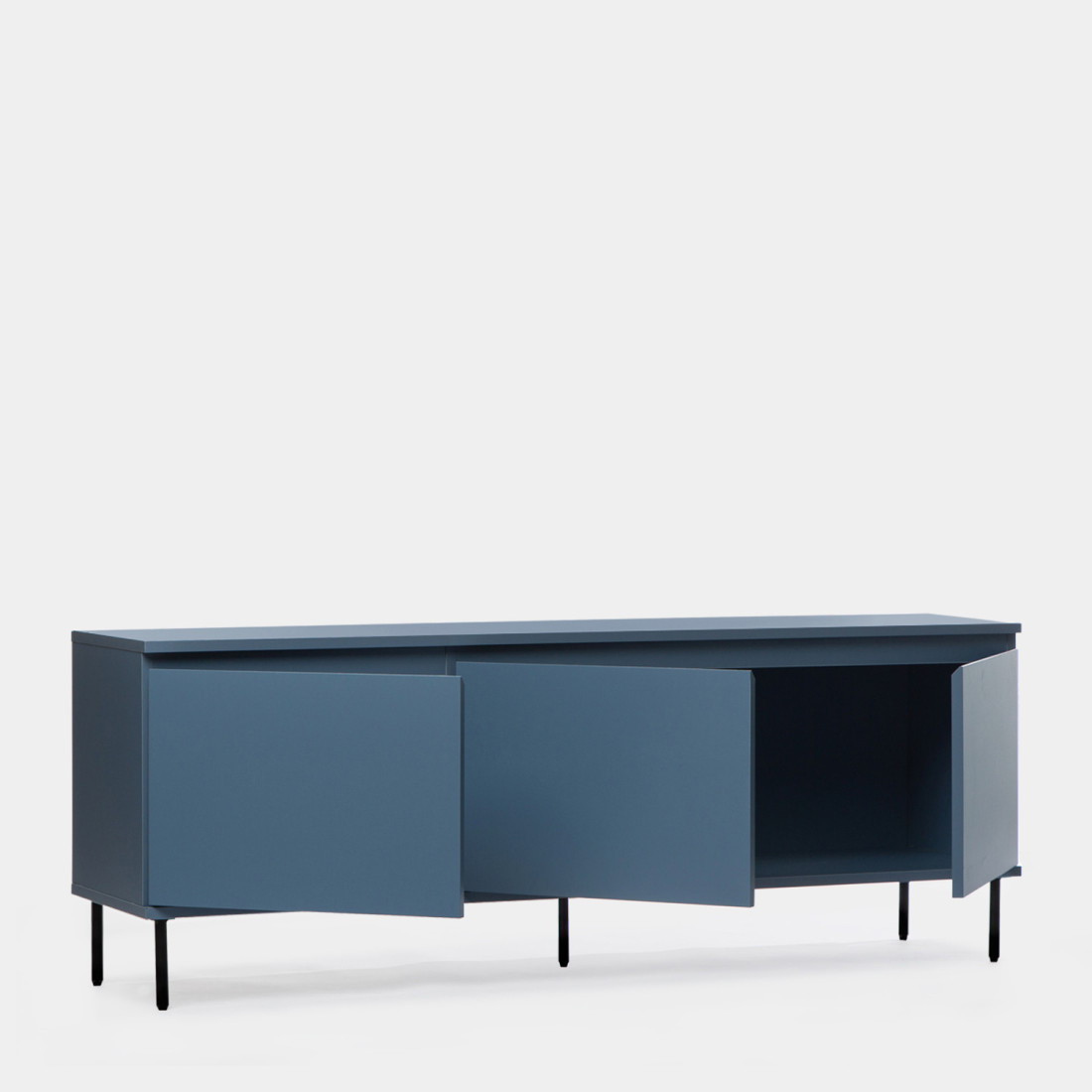 Mueble Tv De Estilo Industrial Azul Esben Klasthome